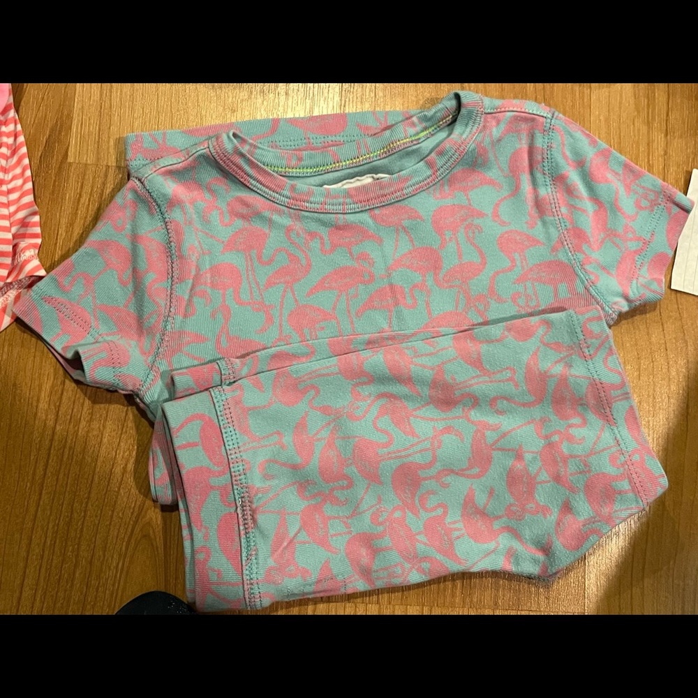 Crew cuts pajamas short sleeves/ shorts flaming